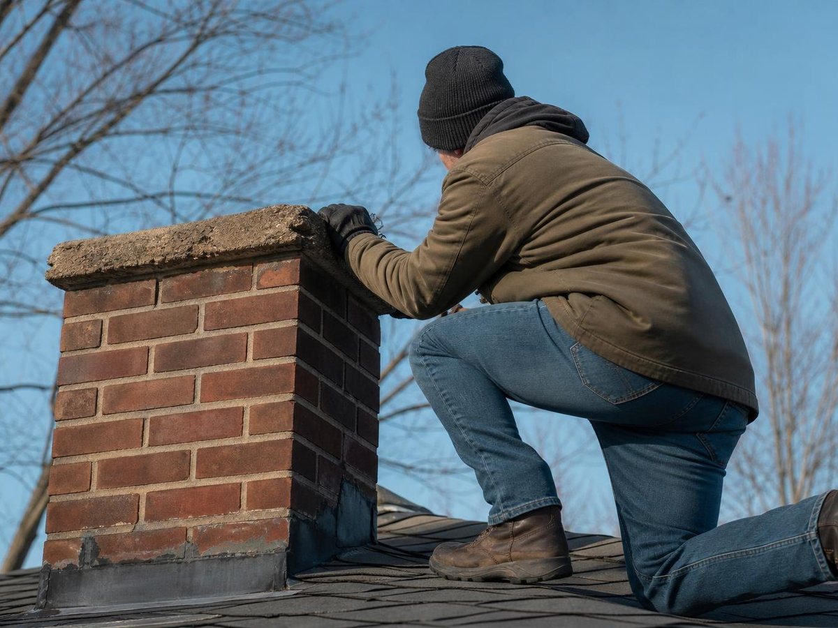 Ribbon Chimney Service work in Hudson